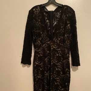 Bebe deep v dress